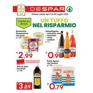 volantino Volantino despar dal 17 al 30 luglio dal 17/07/2025 al 30/07/2025